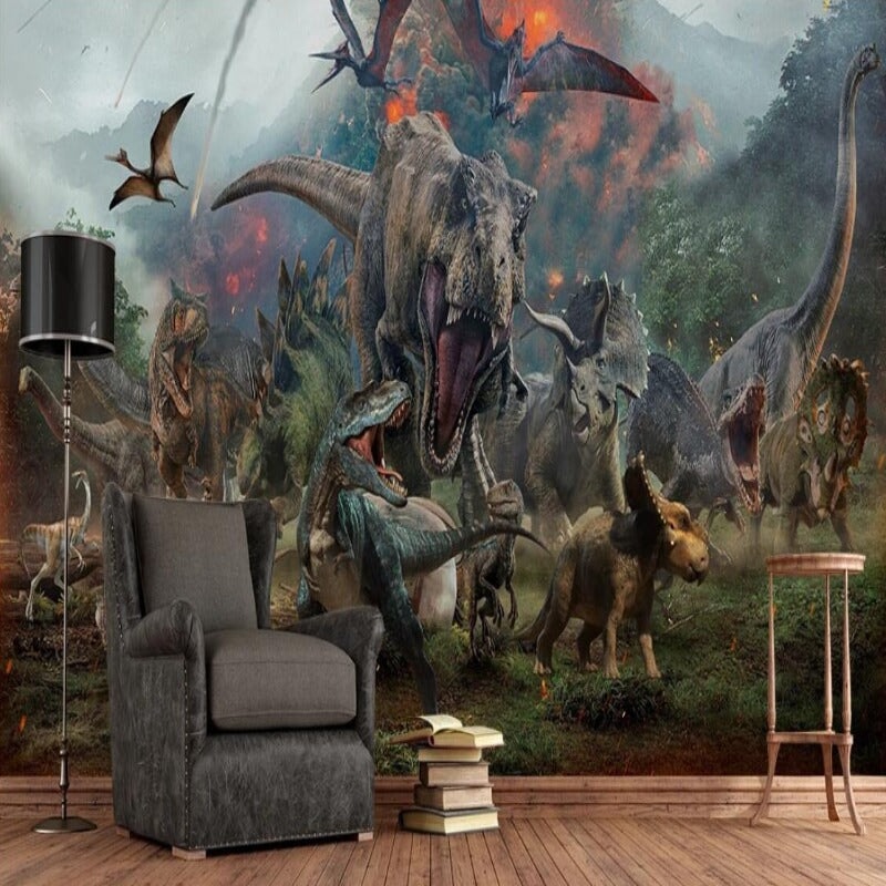 Tapisserie Dinosaure 4 Murs | Le Petit Intissé