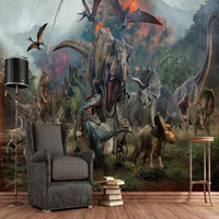 Thumbnail for Tapisserie Dinosaure 4 Murs | Le Petit Intissé