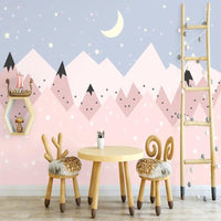 Thumbnail for Papier Peint Chambre Montagne pour Fille | Le Petit Intissé