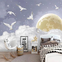 Thumbnail for Papier Peint Panoramique Nuage | Le Petit Intissé