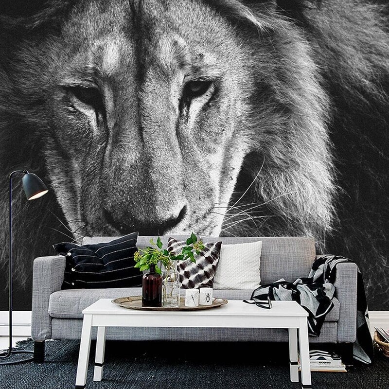 Papier Peint Noir et Blanc Sur Mesure | Le Petit Intissé