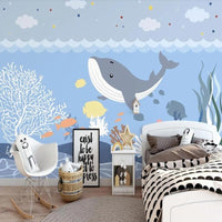 Thumbnail for Papier Peint Baleine | Le Petit Intissé