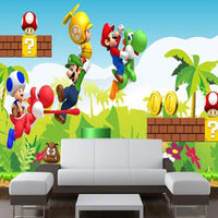 Thumbnail for Papier Peint Mario Bros | Le Petit Intissé