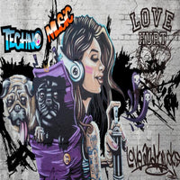 Thumbnail for Chambre Graffiti Ado | Le Petit Intissé