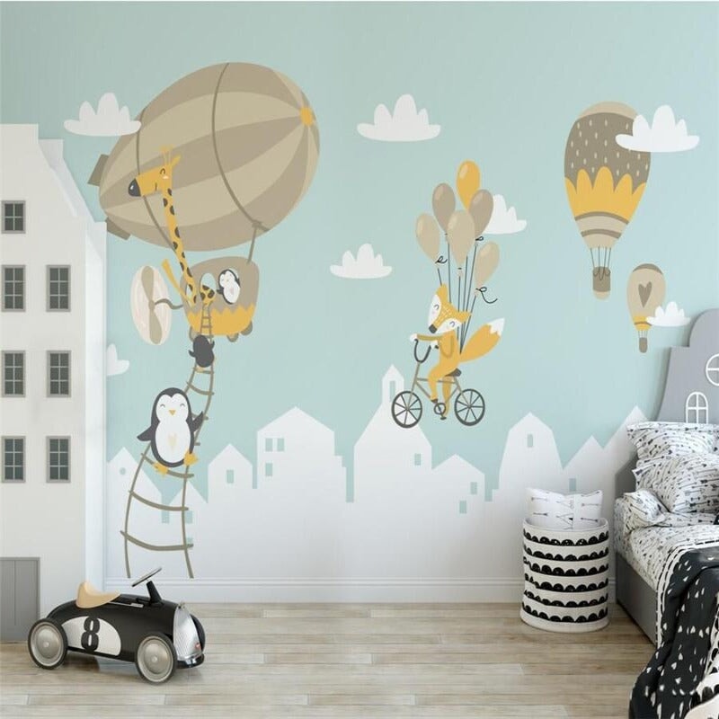 Papier Peint Animaux Pastel | Le Petit Intissé