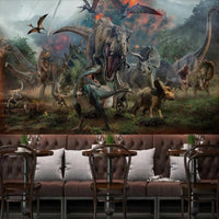 Thumbnail for Tapisserie Dinosaure 4 Murs | Le Petit Intissé