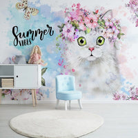 Thumbnail for Papier Peint avec Chat | Le Petit Intissé