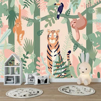 Thumbnail for Papier Peint Arbres Animaux | Le Petit Intissé