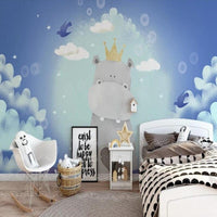Thumbnail for Papier Peint Nuage Chambre Bébé | Le Petit Intissé