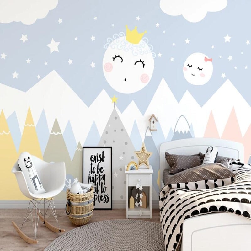 Papier Peint pour Chambre Bébé Fille | Le Petit Intissé