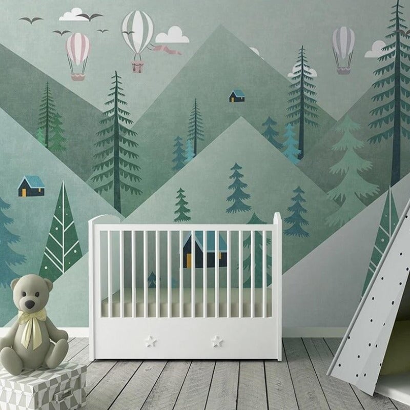 Papier Peint Chambre Bébé Forêt | Le Petit Intissé