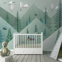 Thumbnail for Papier Peint Chambre Bébé Forêt | Le Petit Intissé
