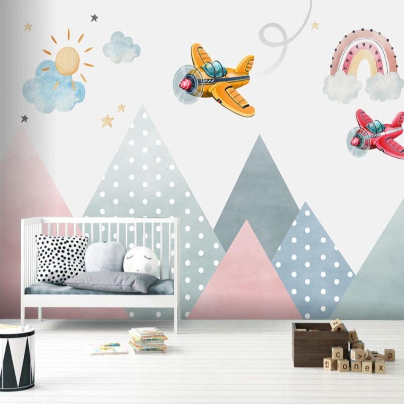 Déco Chambre Avion Jaune | Le Petit Intissé