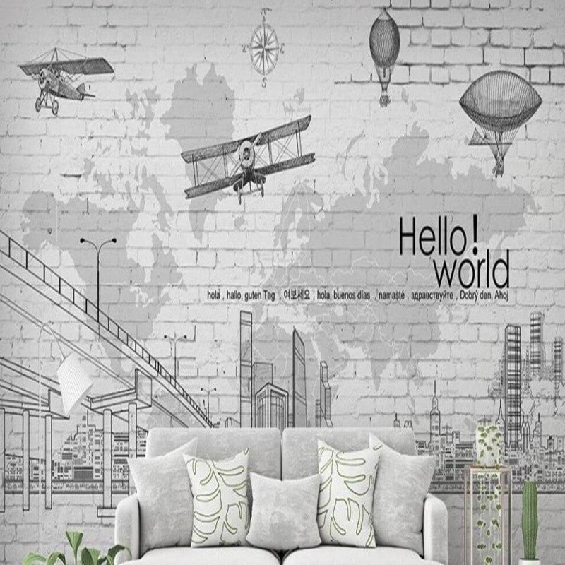 Décoration Chambre Thème Voyage Autour du Monde | Le Petit Intissé