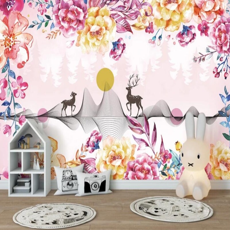 Papier Peint Tendance Chambre Fille  | Le Petit Intissé