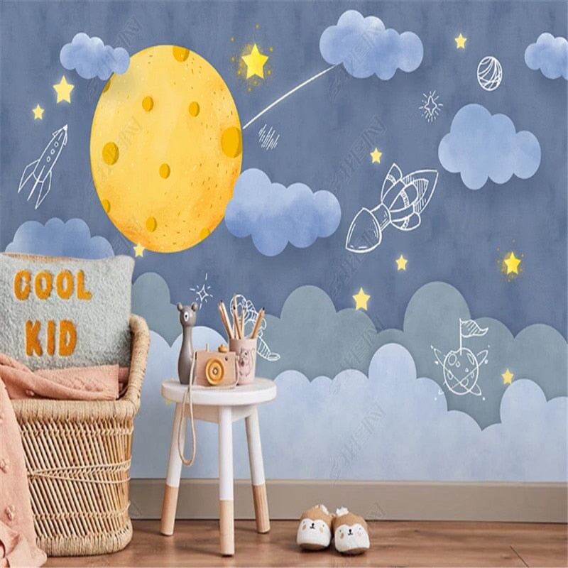 Déco Nuage Chambre Bébé Garçon | Le Petit Intissé