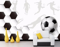 Thumbnail for Chambre Papier Peint Football | Le Petit Intissé