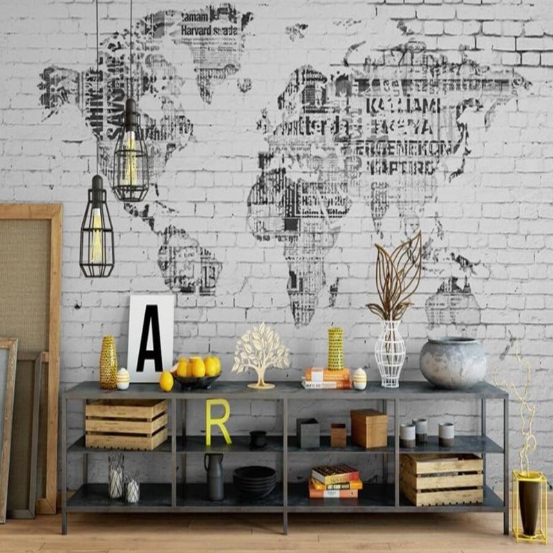 Tapisserie Murale Carte du Monde | Le Petit Intissé