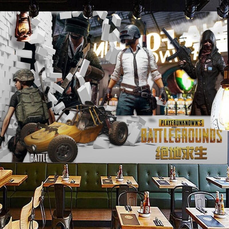 Papier Peint Chambre Jeux Vidéo | Le Petit Intissé