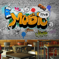 Thumbnail for Papier Peint Graffiti Taille Personnalisée | Le Petit Intissé