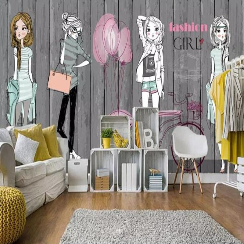 Papier Peint Déco Chambre Ado Fille | Le Petit Intissé