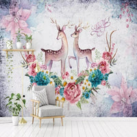 Thumbnail for Papier Peint Fleur Animaux | Le Petit Intissé