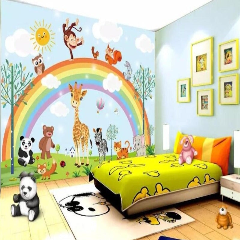 Papier Peint Animaux Couleur | Le Petit Intissé