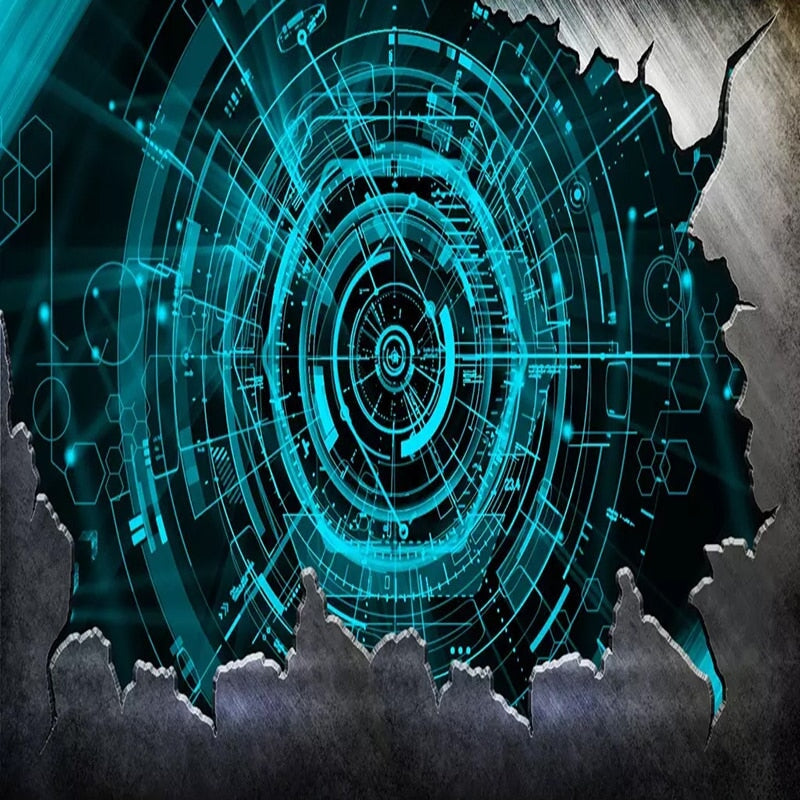 Papier Peint 3D Futuriste | Le Petit Intissé