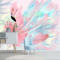 Thumbnail for Décoration Chambre Bébé Flamant Rose | Le Petit Intissé