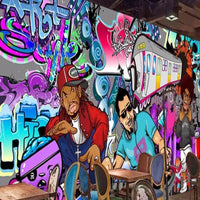 Thumbnail for Papier Peint Rap Graffiti | Le Petit Intissé