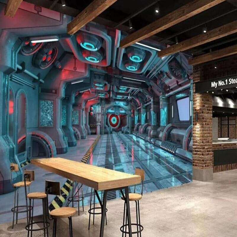 Papier Peint Panoramique Vaisseau Spatial | Le Petit Intissé