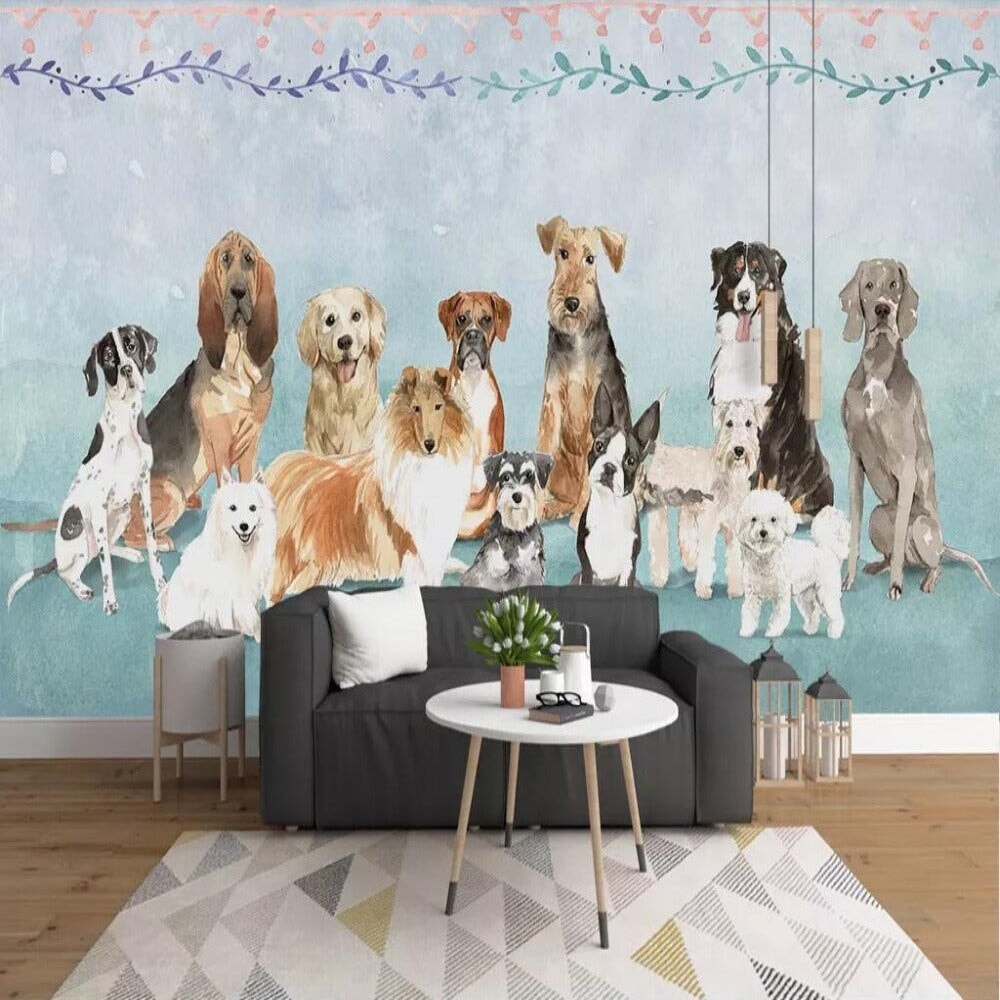 Papier Peint Mural Chien | Le Petit Intissé
