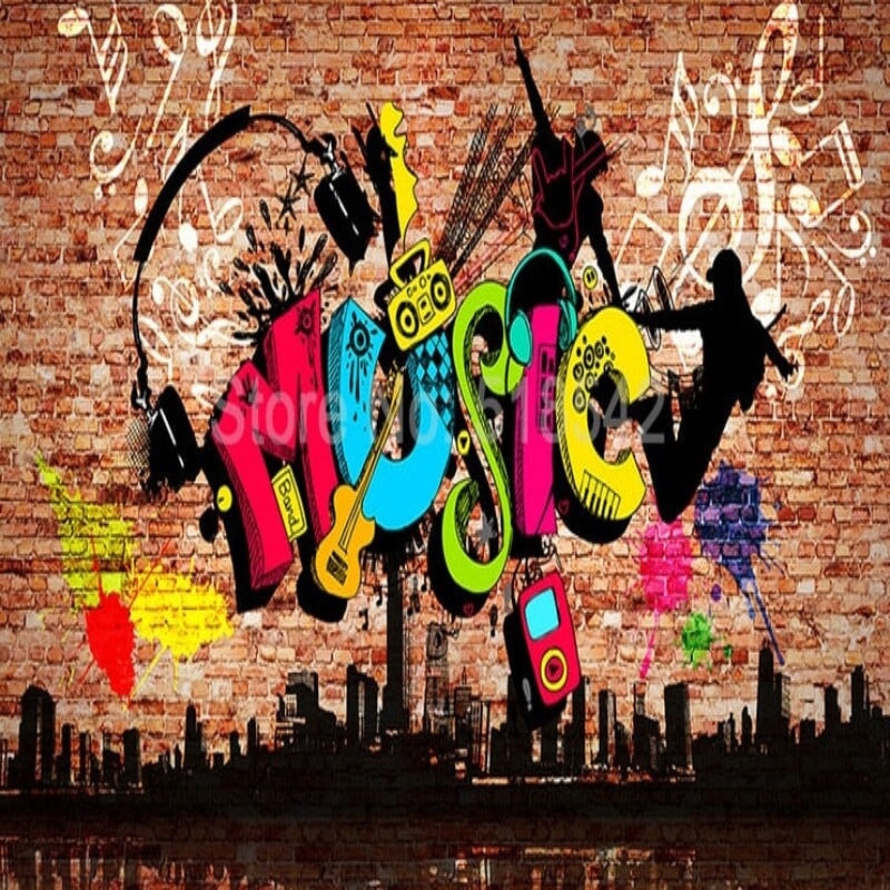 Lé Papier Peint Graffiti | Le Petit Intissé