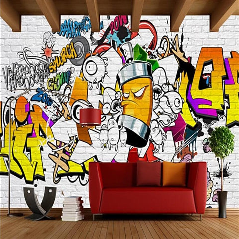 Papier Peint Effet Graffiti | Le Petit Intissé