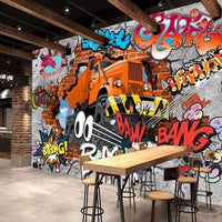 Thumbnail for Papier Peint Camion | Le Petit Intissé