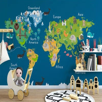 Thumbnail for Tapisserie Mappemonde | Le Petit Intissé