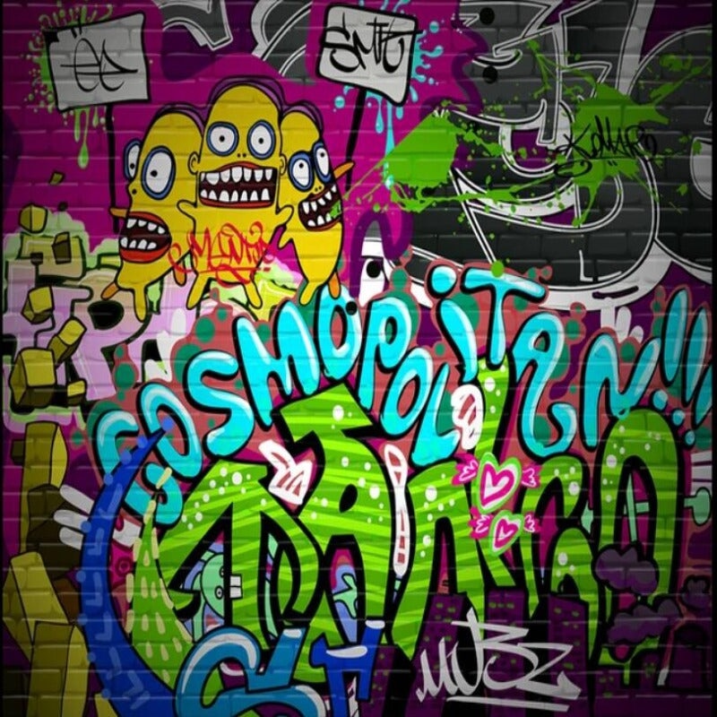 Papier Peint Mural Street Art | Le Petit Intissé