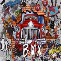 Thumbnail for Papier Peint Voiture <br/> Graffiti Retro