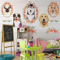 Thumbnail for Papier Peint Portrait Chien | Le Petit Intissé