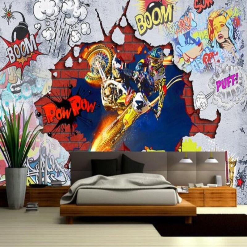 Papier Peint Moto <br/> Moto Cross KTM