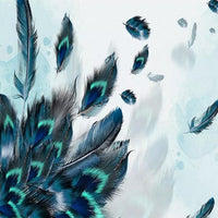 Thumbnail for Papier Peint Motif Plume de Paon | Le Petit Intissé