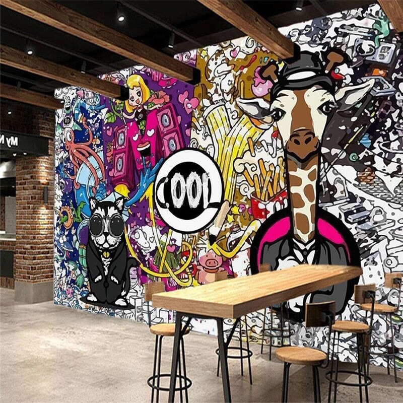 Papier Peint Chambre Ado Graffiti | Le Petit Intissé