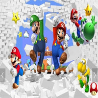 Thumbnail for Papier Peint Mario et Luigi | Le Petit Intissé