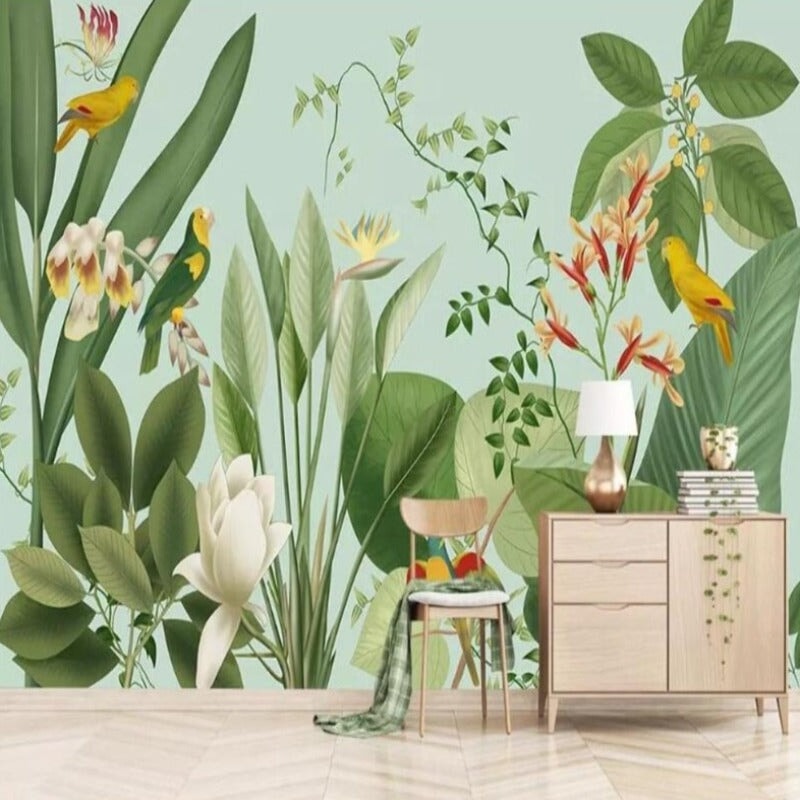 Papier Peint Tropical Birds | Le Petit Intissé