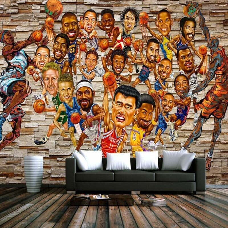 Tapisserie Murale Basketball | Le Petit Intissé