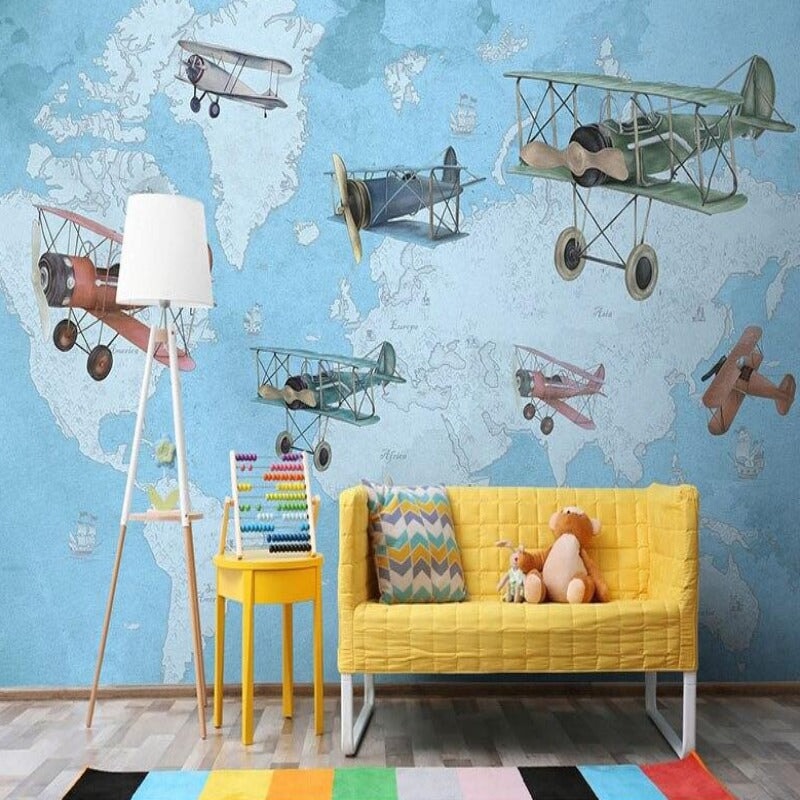 Tapisserie Carte du Monde | Le Petit Intissé