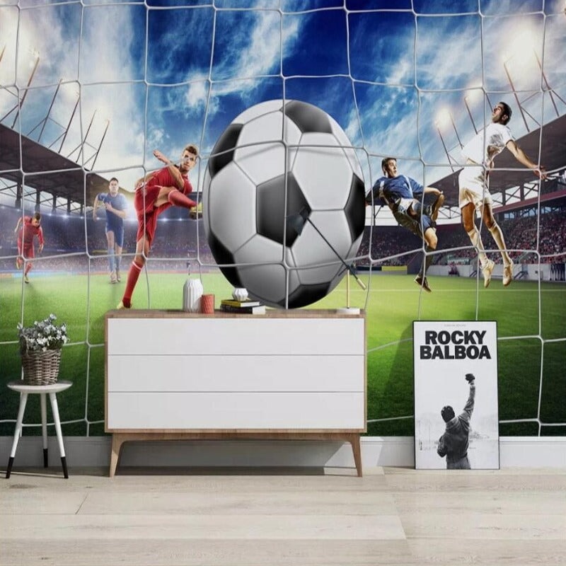 Papier Peint Panoramique Football | Le Petit Intissé