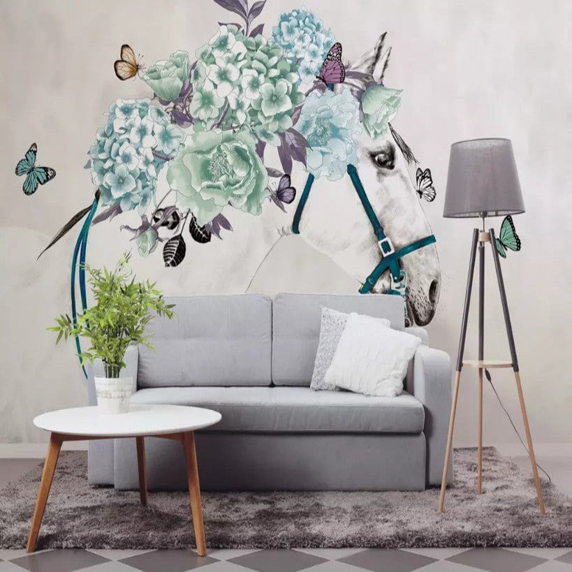 Papier Peint Cheval Enfant | Le Petit Intissé