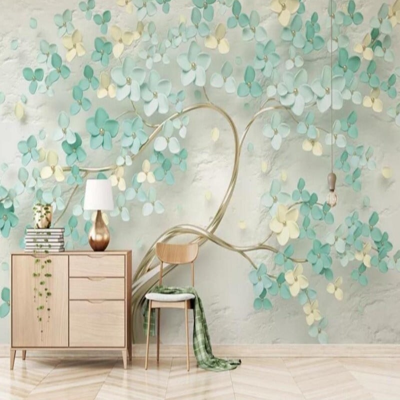 Papier Peint Fleur 3D | Le Petit Intissé