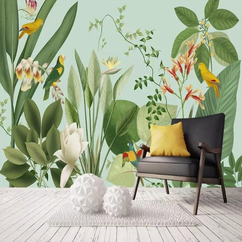 Papier Peint Tropical Birds | Le Petit Intissé